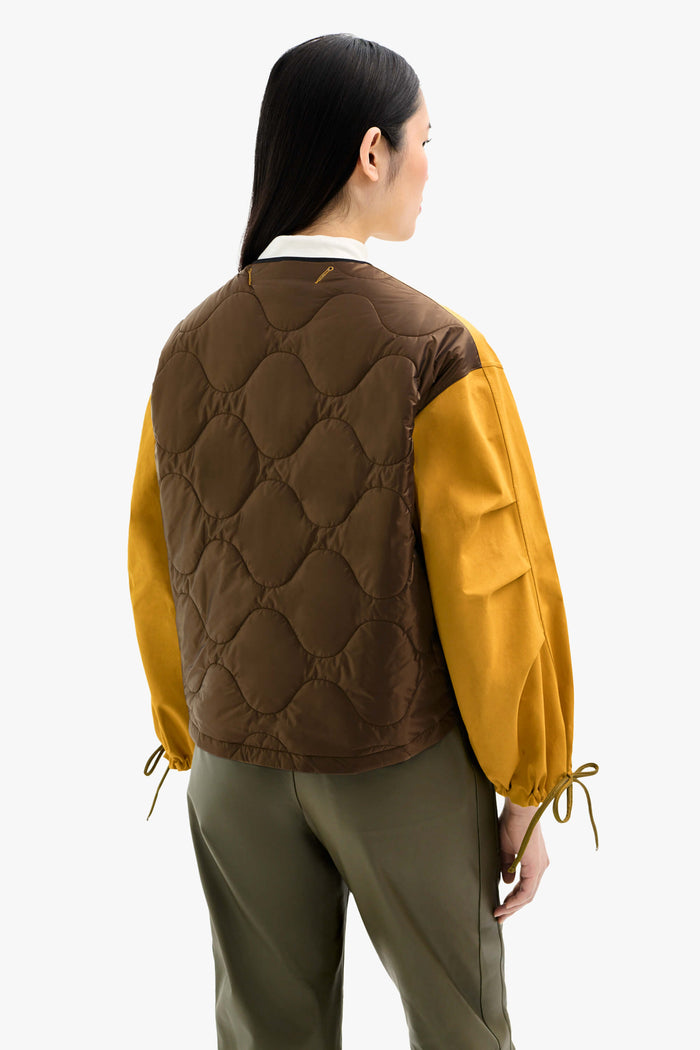 Bonded Rain Bomber - Ochre / Peat