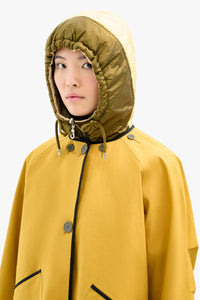 Elements Quilt Zip Hood - Antique Gold / Oyster