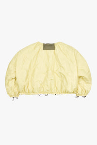 Parachute Quilt Bomber - Peat / Pale Yellow