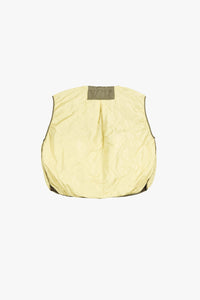 Parachute Quilt Vest - Peat / Pale Yellow