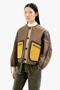 Bonded Rain Bomber - Ochre / Peat