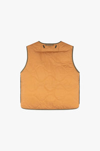 Aviator Down Vest - Sand / Burnt Orange