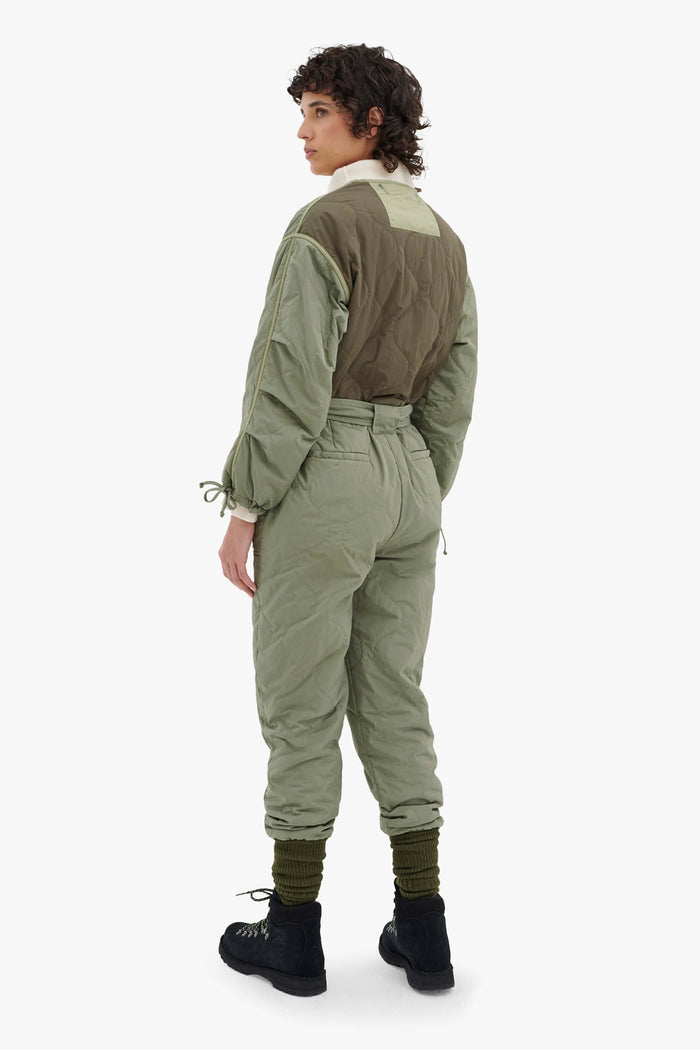 Quilted Jumpsuit - Eucalyptus