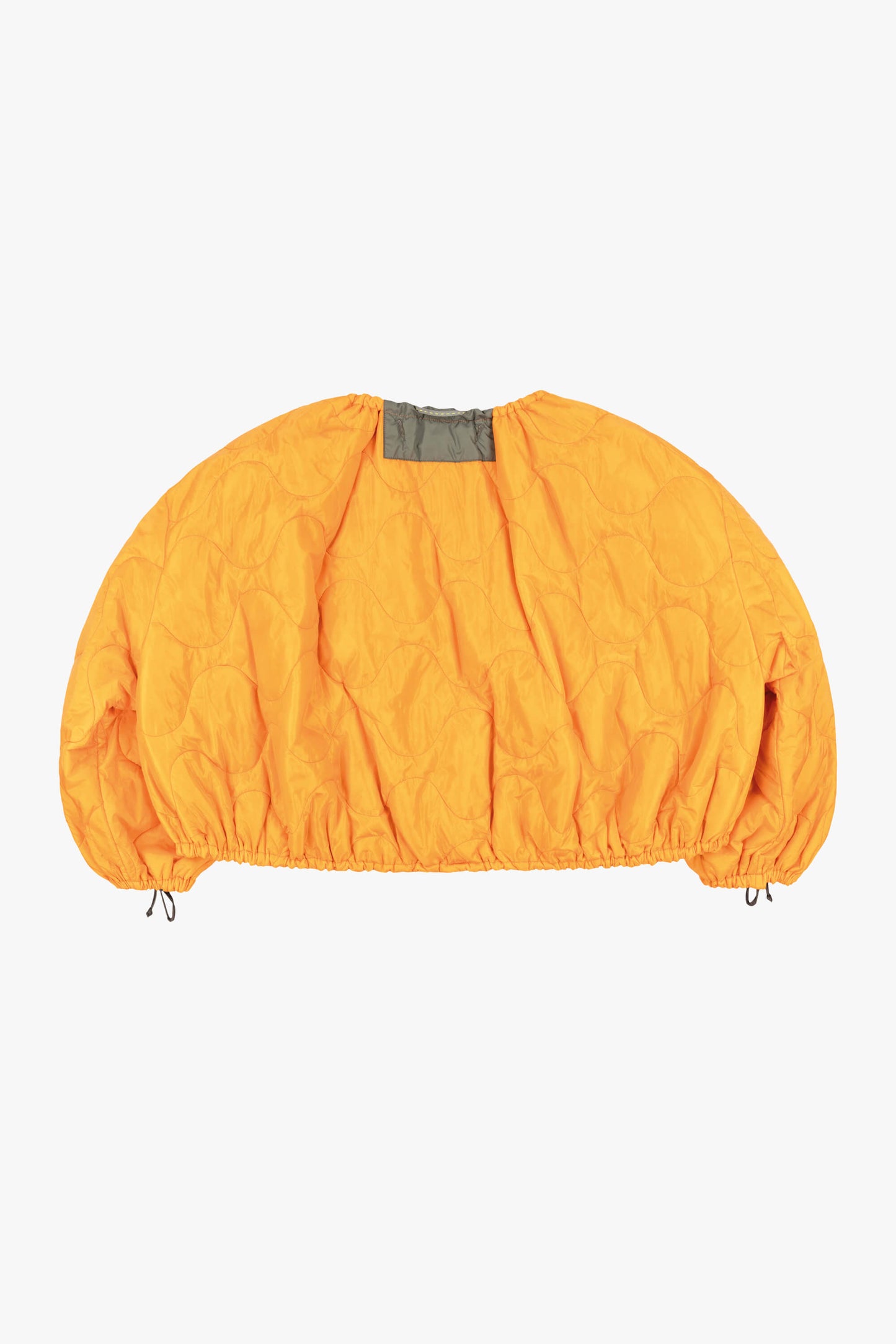 Parachute Quilt Bomber - Peat / Clementine