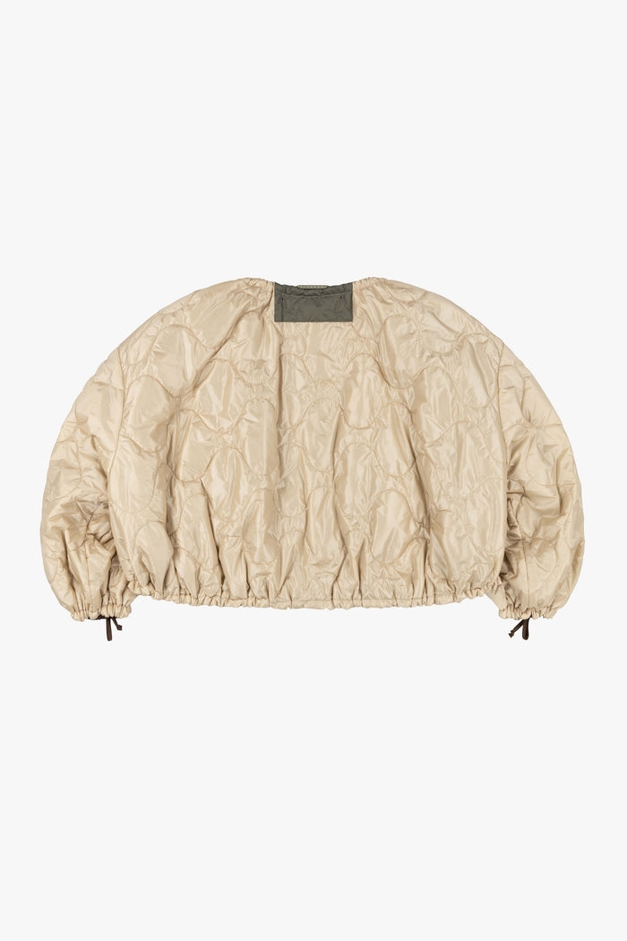 Parachute Quilt Bomber - Bronze / Oyster