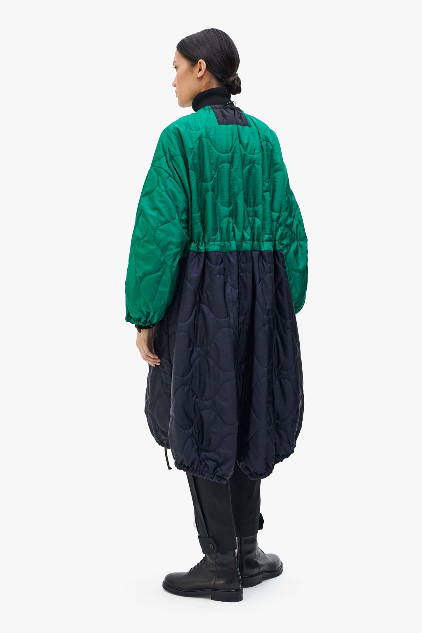 Parachute Quilt Parka - Emerald / Dark Olive