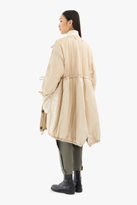 Parachute Quilt Parka - Soft Peach / Oyster