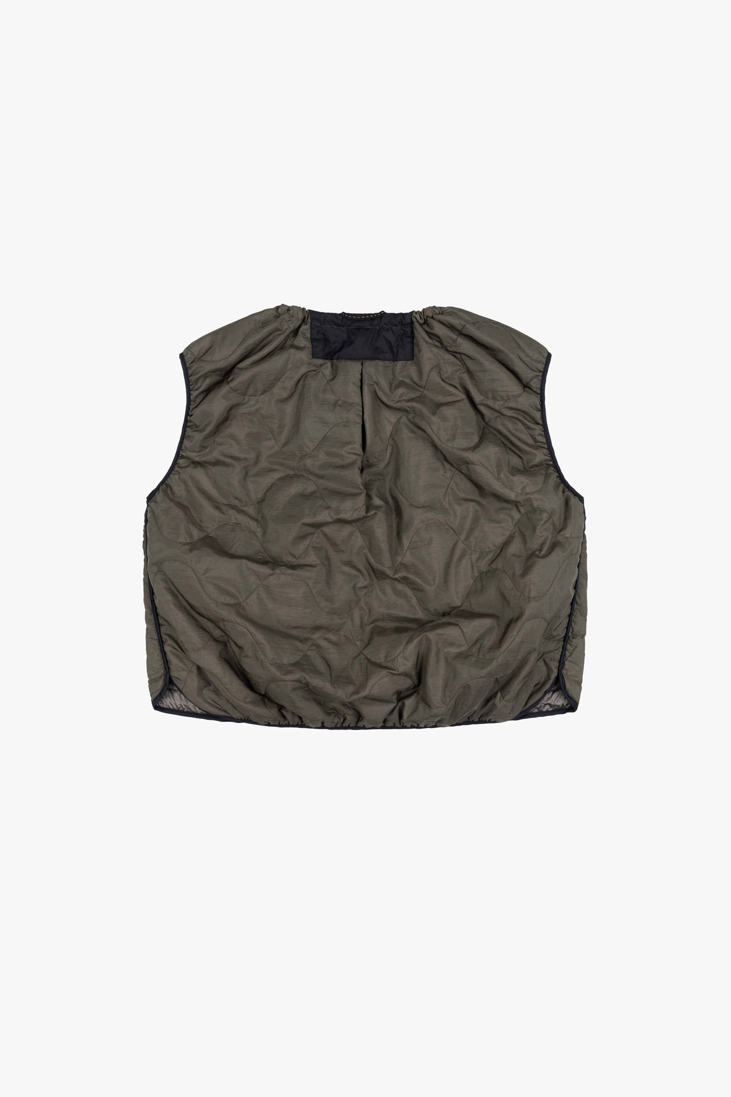 Parachute Quilt Vest - Granite / Dark Olive