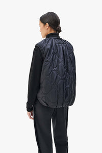 Parachute Quilt Vest - Midnight / Black