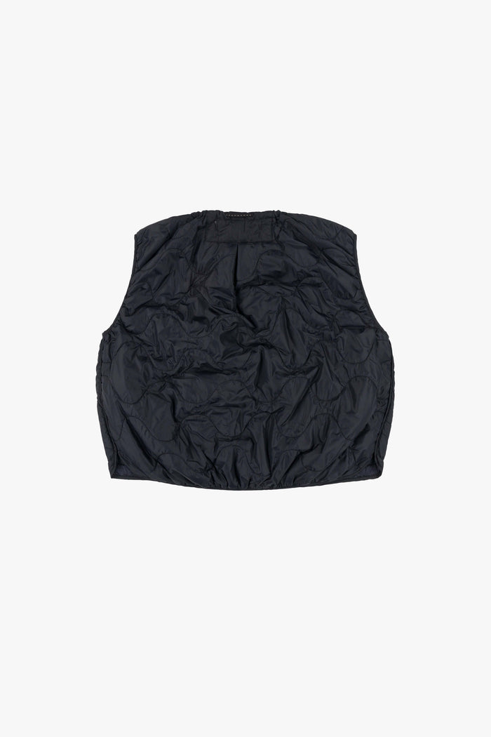 Parachute Quilt Vest - Midnight / Black