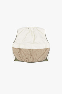 Parachute Quilt Vest - White / Pale Sage