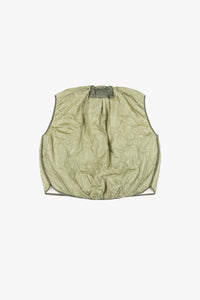 Parachute Quilt Vest - White / Pale Sage