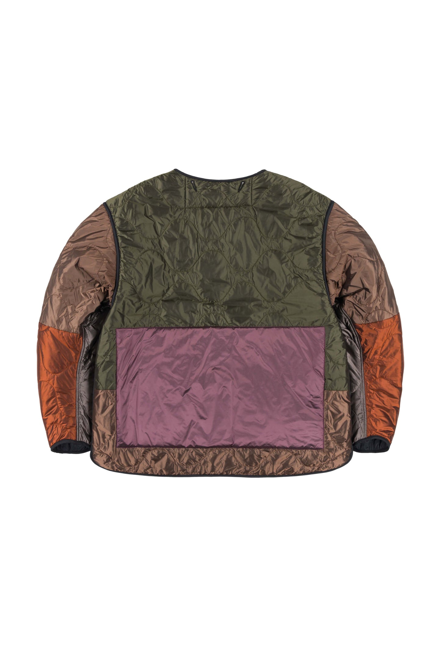 Patchwork Quilt Jacket - Granite / Black