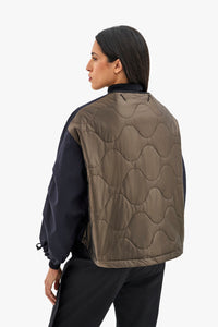 Bonded Rain Bomber - Black / Russett