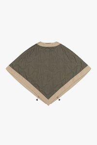 Bonded Rain Cape - Stone / Olive