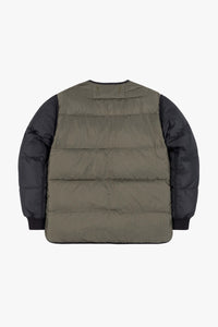 Shareable Down Jacket - Black / Dark Olive