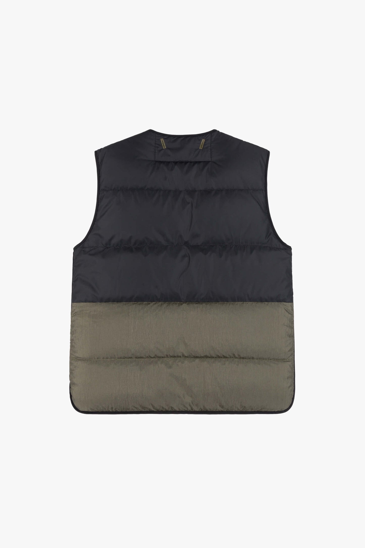 Shareable Shearling & Down Vest - Black / Natural