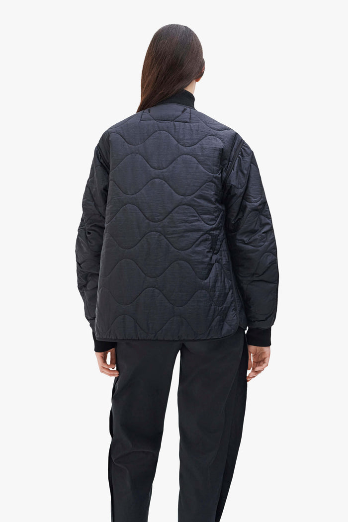 Shareable Quilt Jacket - Black / Dark Olive