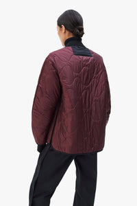 Shareable Quilt Jacket - Navy / Wine