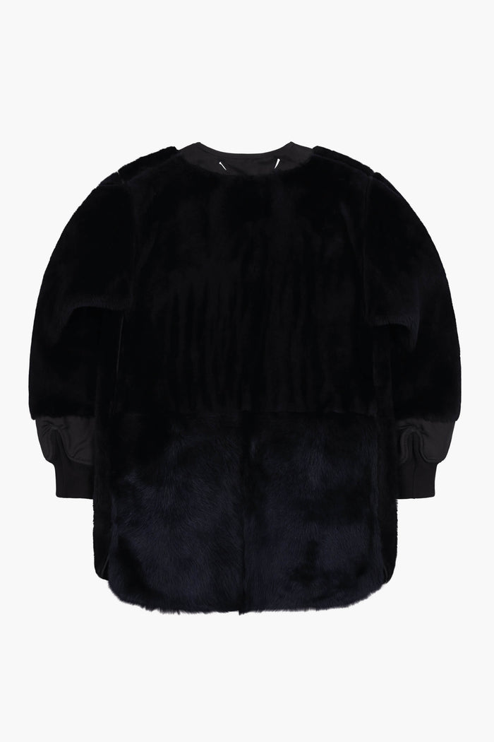 Shearling Coat - Midnight / Black