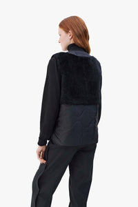 Shearling Quilt Liner - Black / Dark Olive