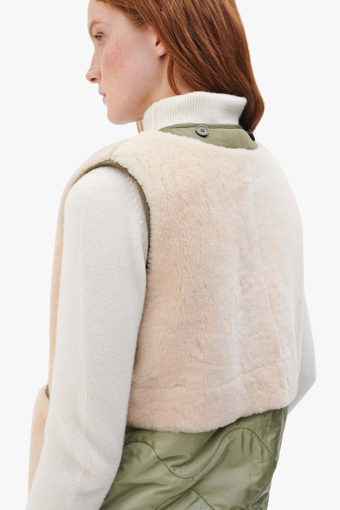 Shearling Quilt Liner - Blush / Pale Pink