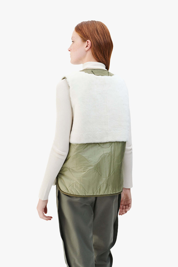 Shearling Quilt Liner - Natural White / Natural White