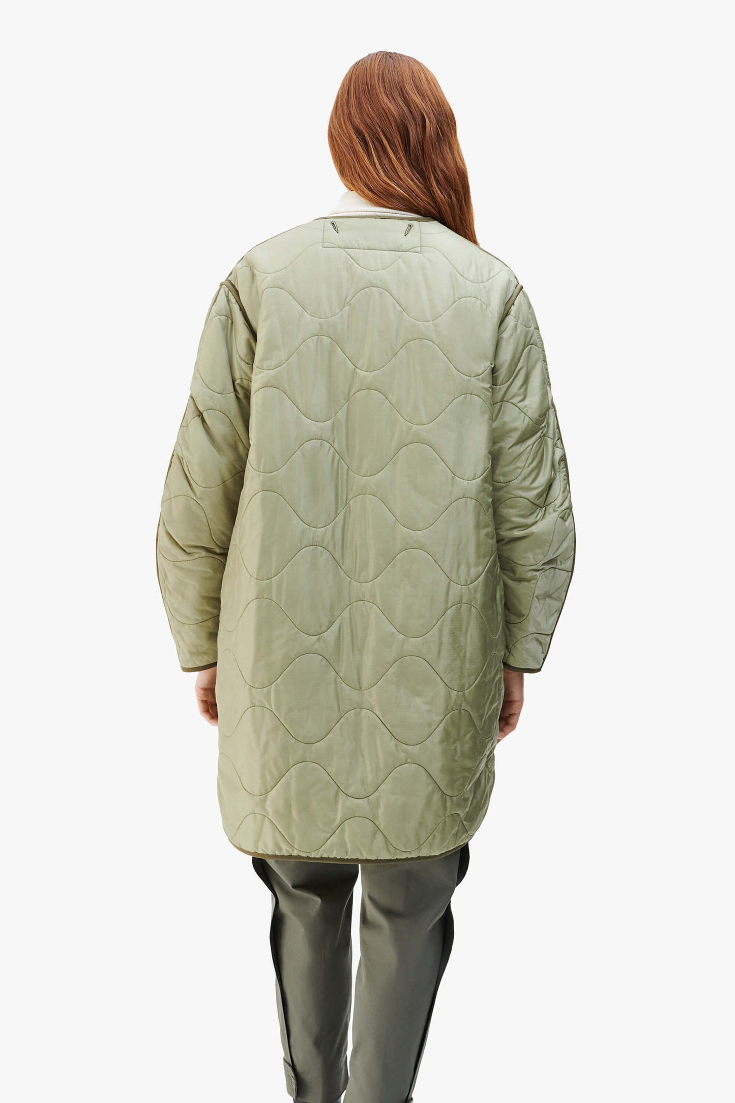 Signature Quilt Jacket - Pale Sage / Pale Yellow