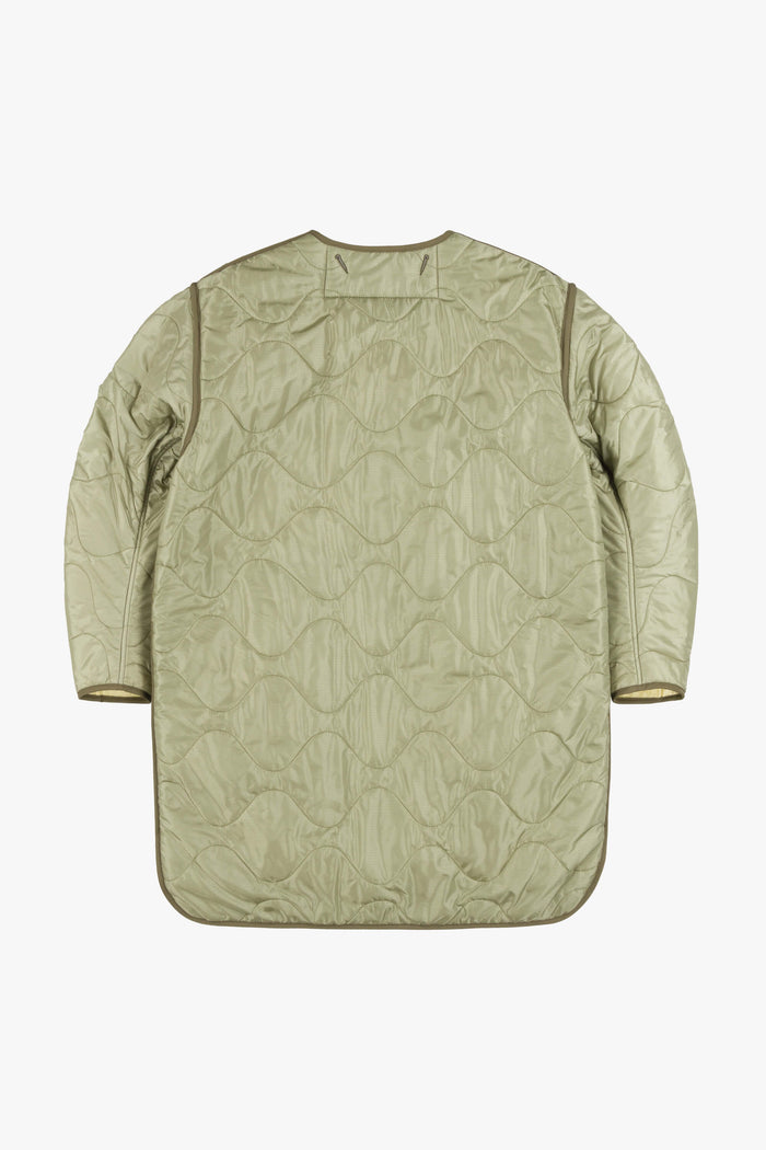 Signature Quilt Jacket - Pale Sage / Pale Yellow