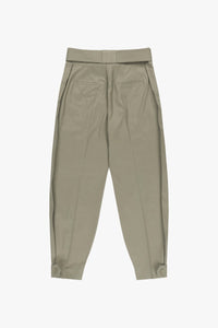 Utility Tapered Trouser - Olive Green