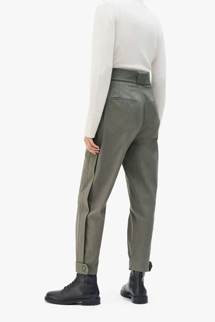 Utility Tapered Trouser - Olive Green