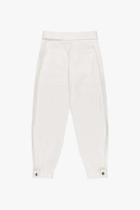 Utility Tapered Trouser - White