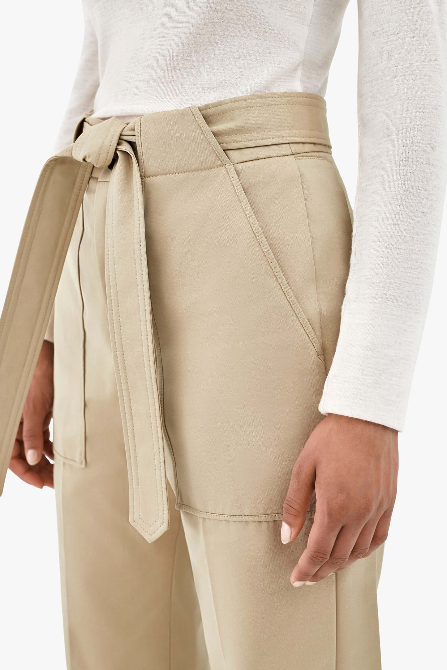 Utility Tapered Trouser - Sand