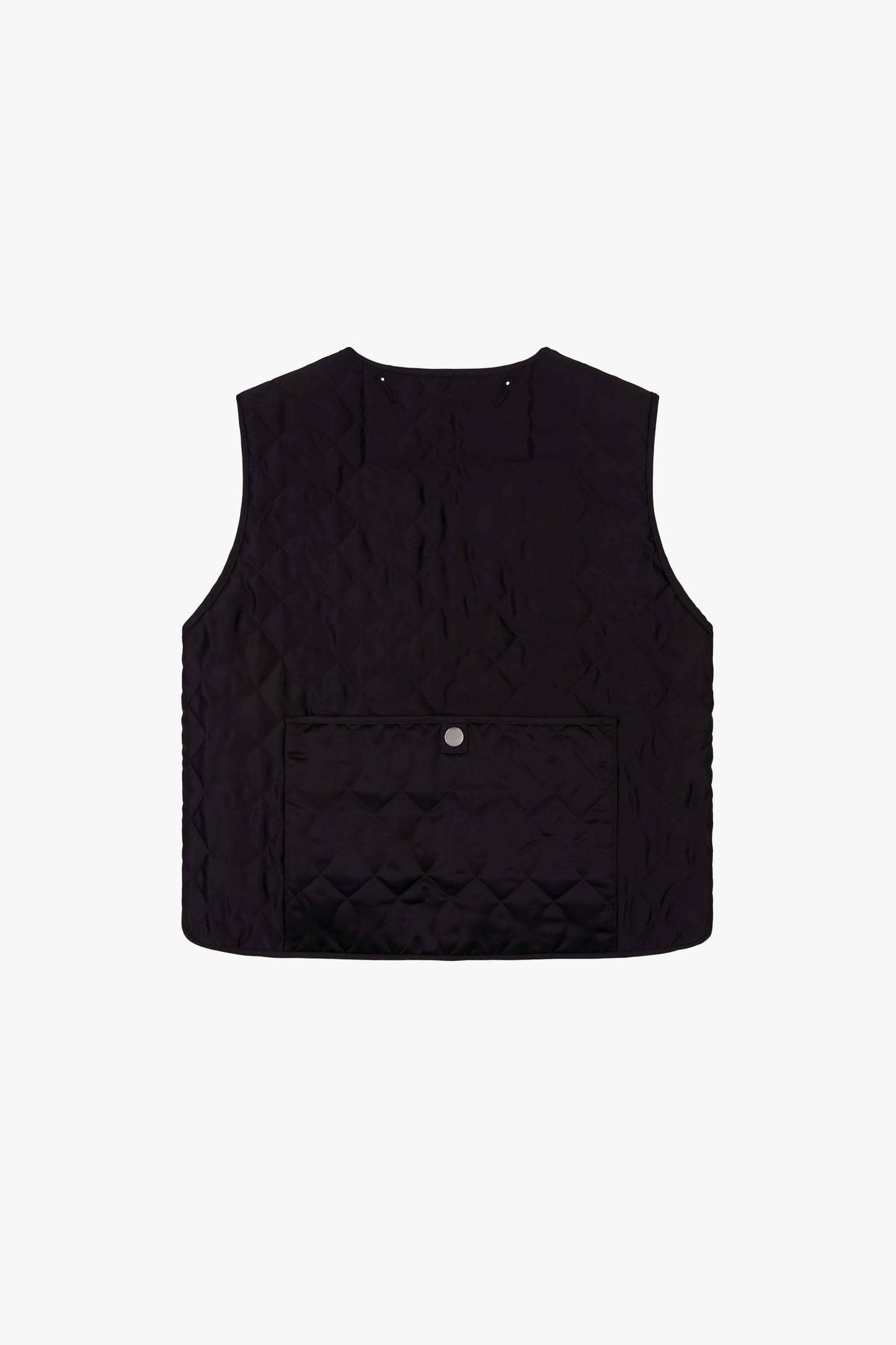 Utility Quilt Vest - Black / Anthracite