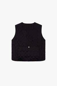 Utility Quilt Vest - Black / Anthracite